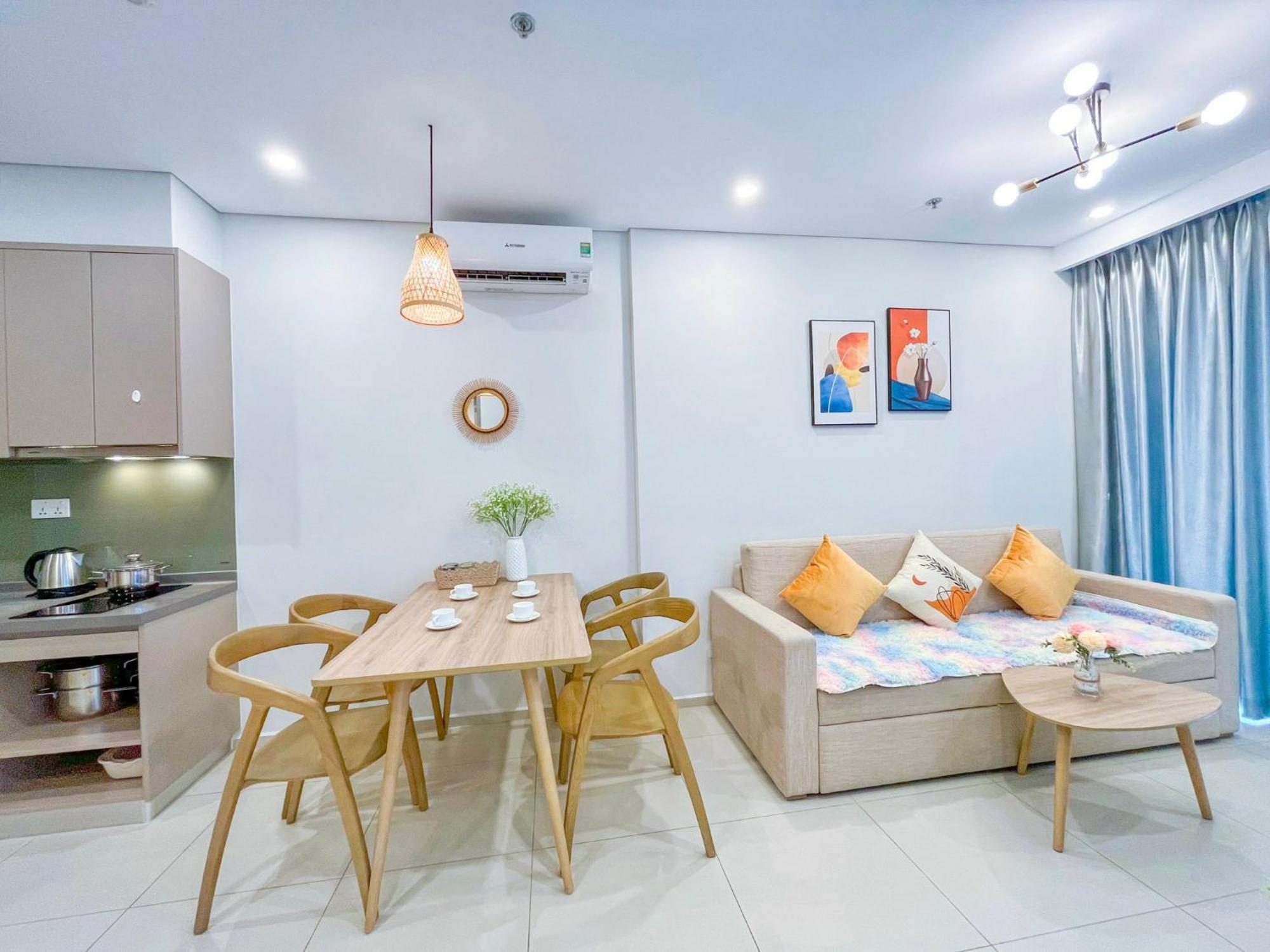 The Sóng Apartment Vivi Homestay,Miễn Phí Hồ bơi vô cực , xông hơi, công viên nước trẻ em Vung Tau Exterior foto
