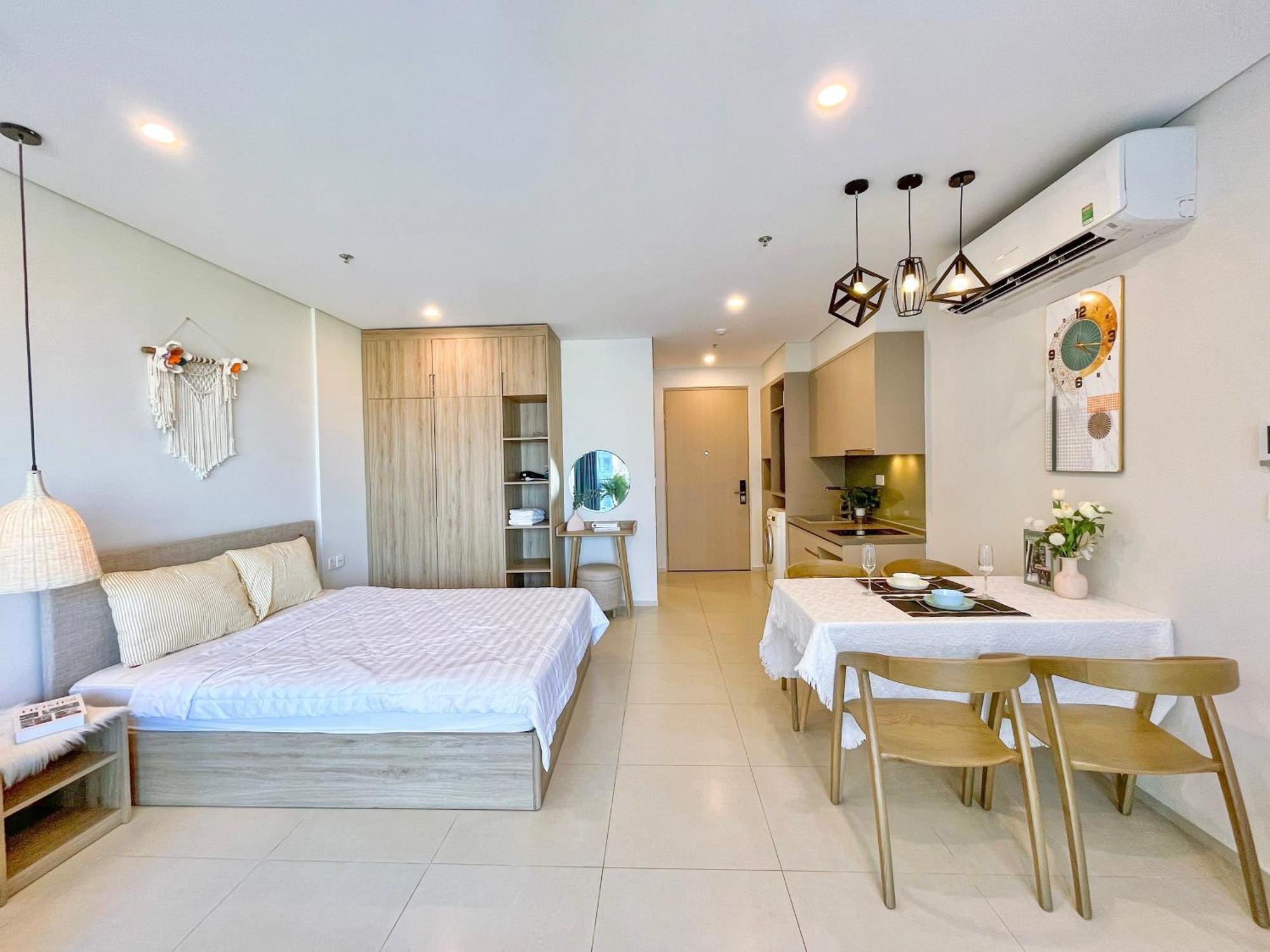 The Sóng Apartment Vivi Homestay,Miễn Phí Hồ bơi vô cực , xông hơi, công viên nước trẻ em Vung Tau Exterior foto