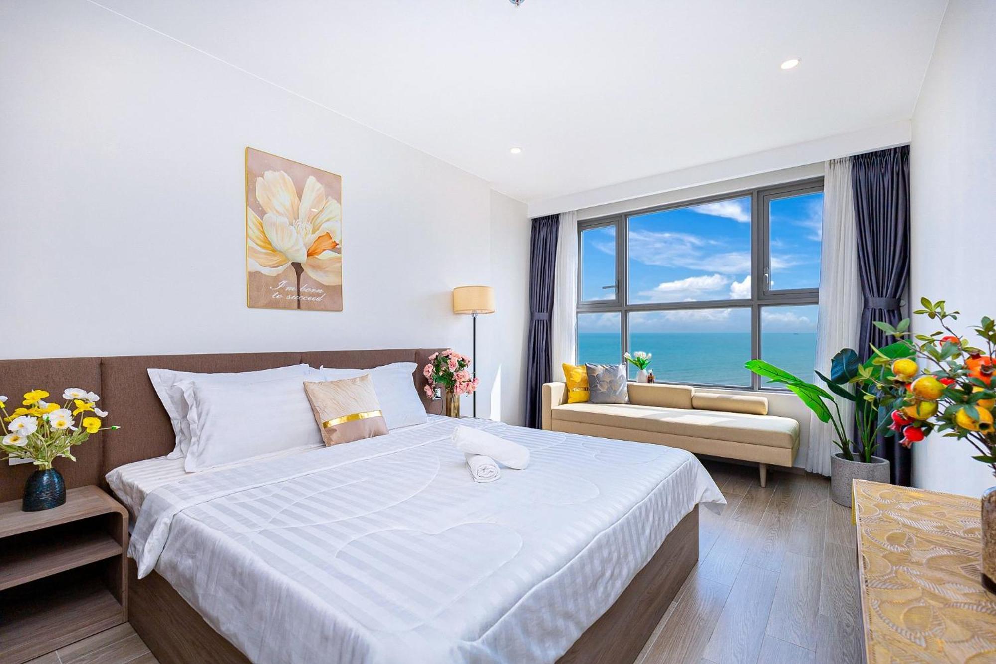 The Sóng Apartment Vivi Homestay,Miễn Phí Hồ bơi vô cực , xông hơi, công viên nước trẻ em Vung Tau Exterior foto