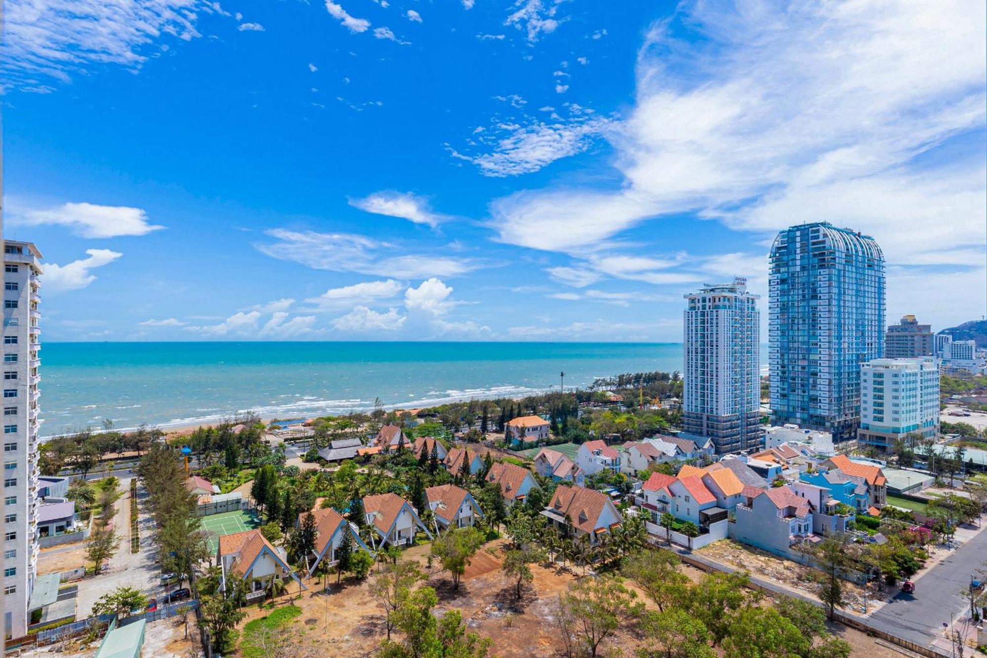 The Sóng Apartment Vivi Homestay,Miễn Phí Hồ bơi vô cực , xông hơi, công viên nước trẻ em Vung Tau Exterior foto